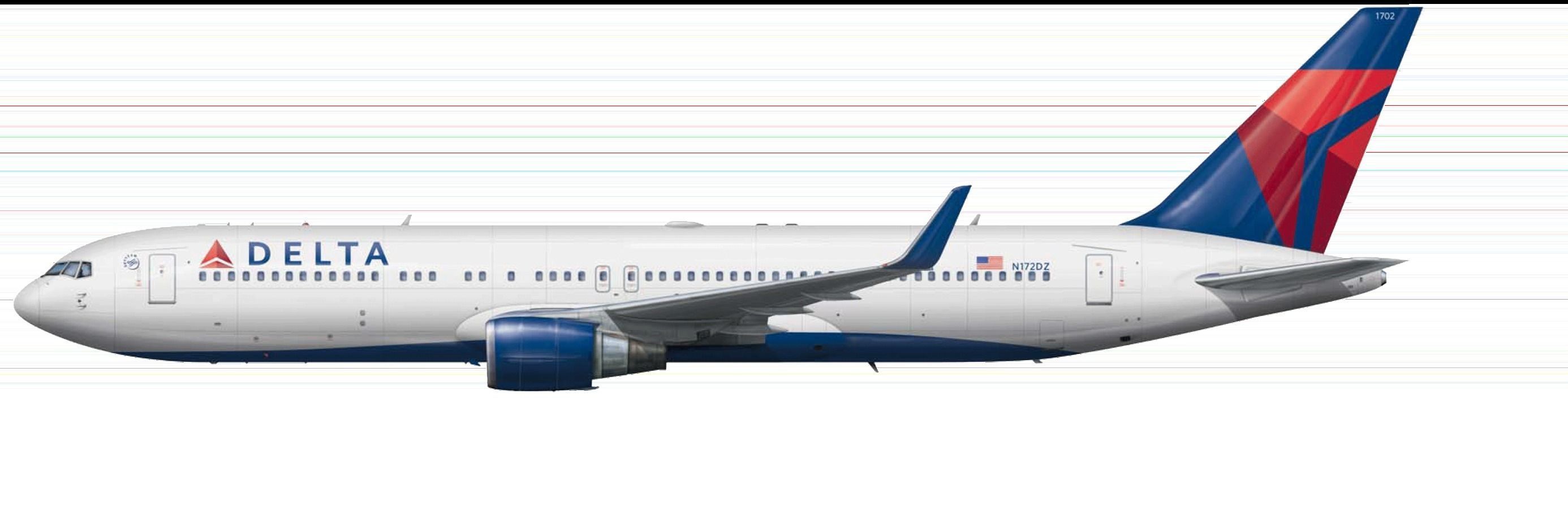 Boeing 767 Free low-poly 3D model_4