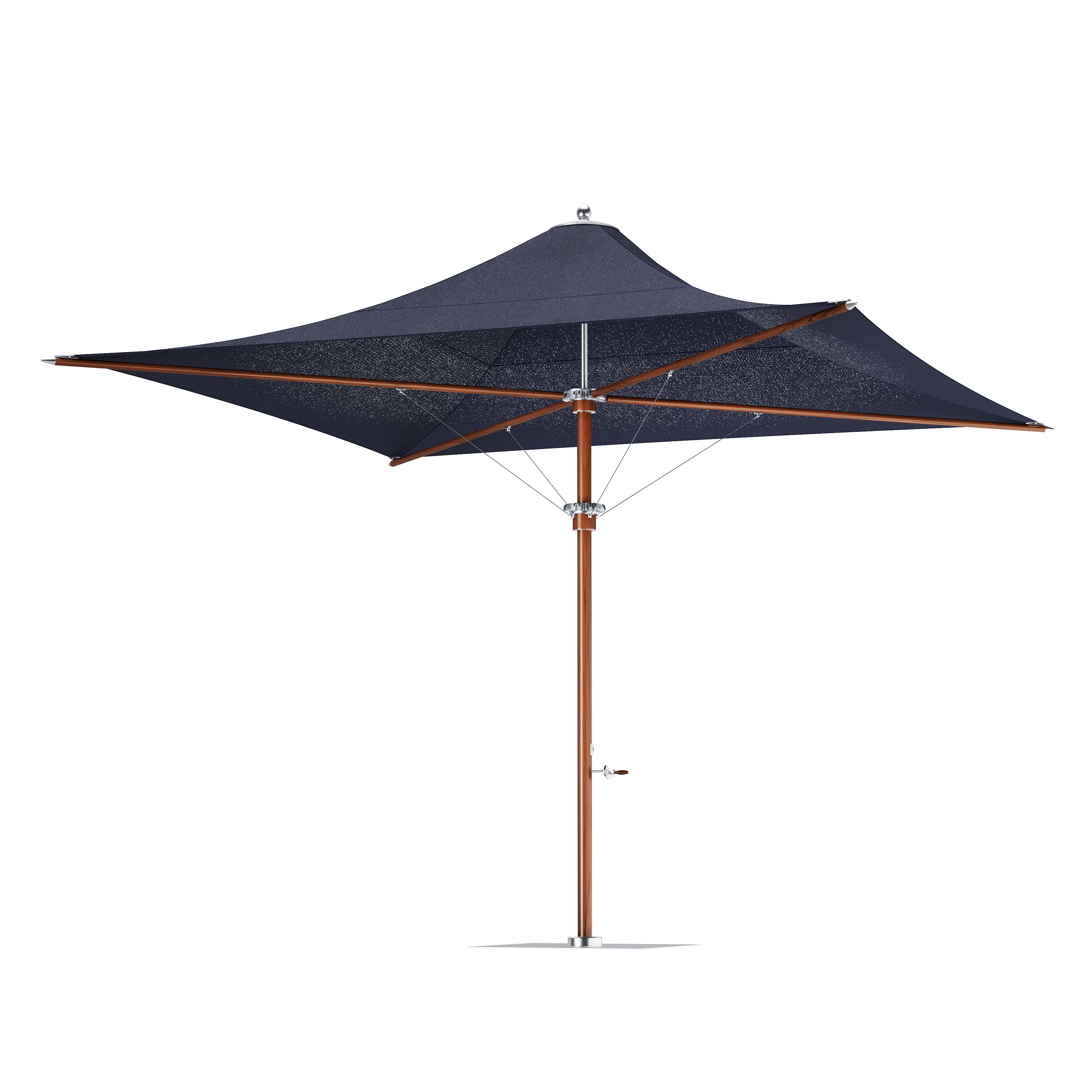 Tensile Parasol Square Shape 3D model_1