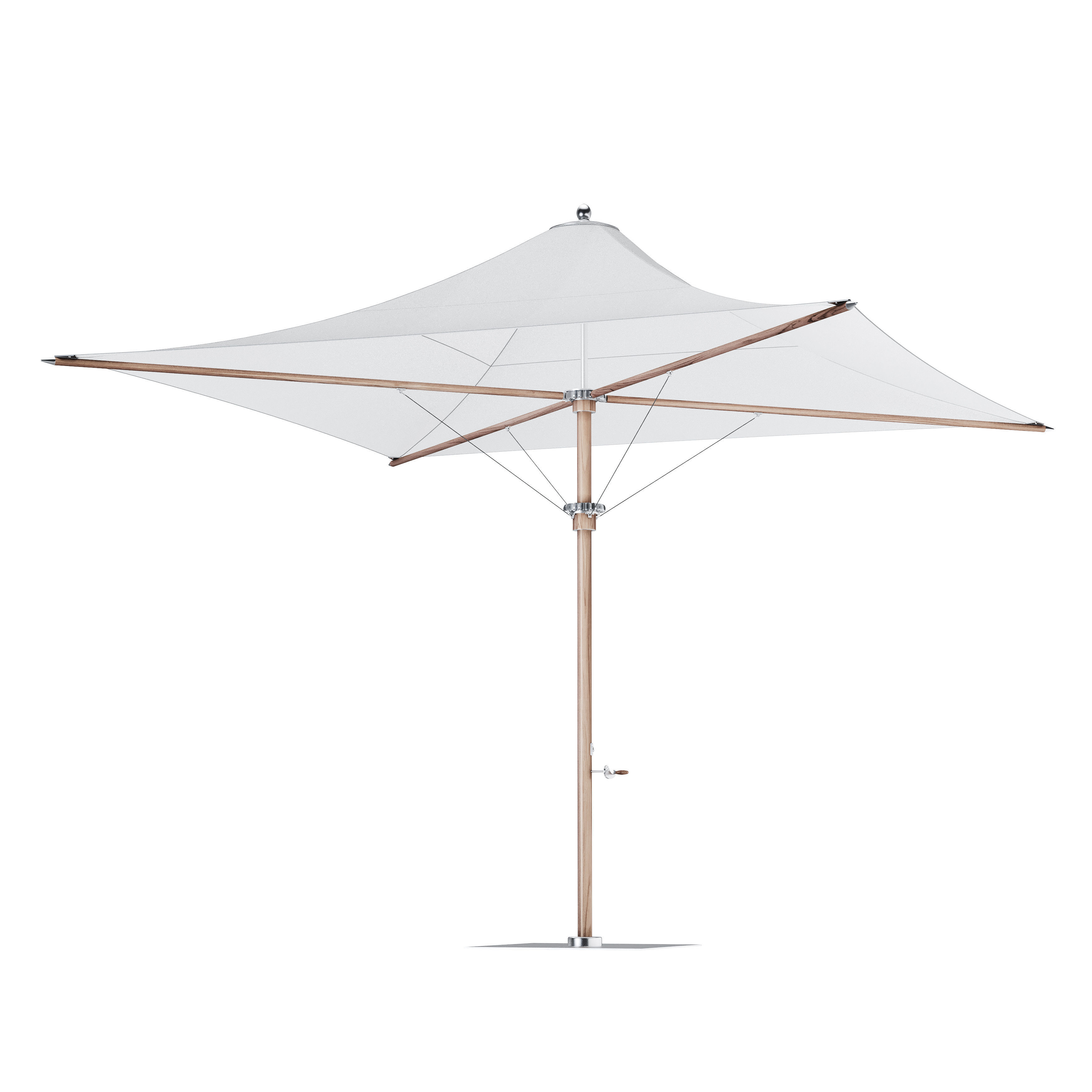 Tensile Parasol Square Shape 3D model_2