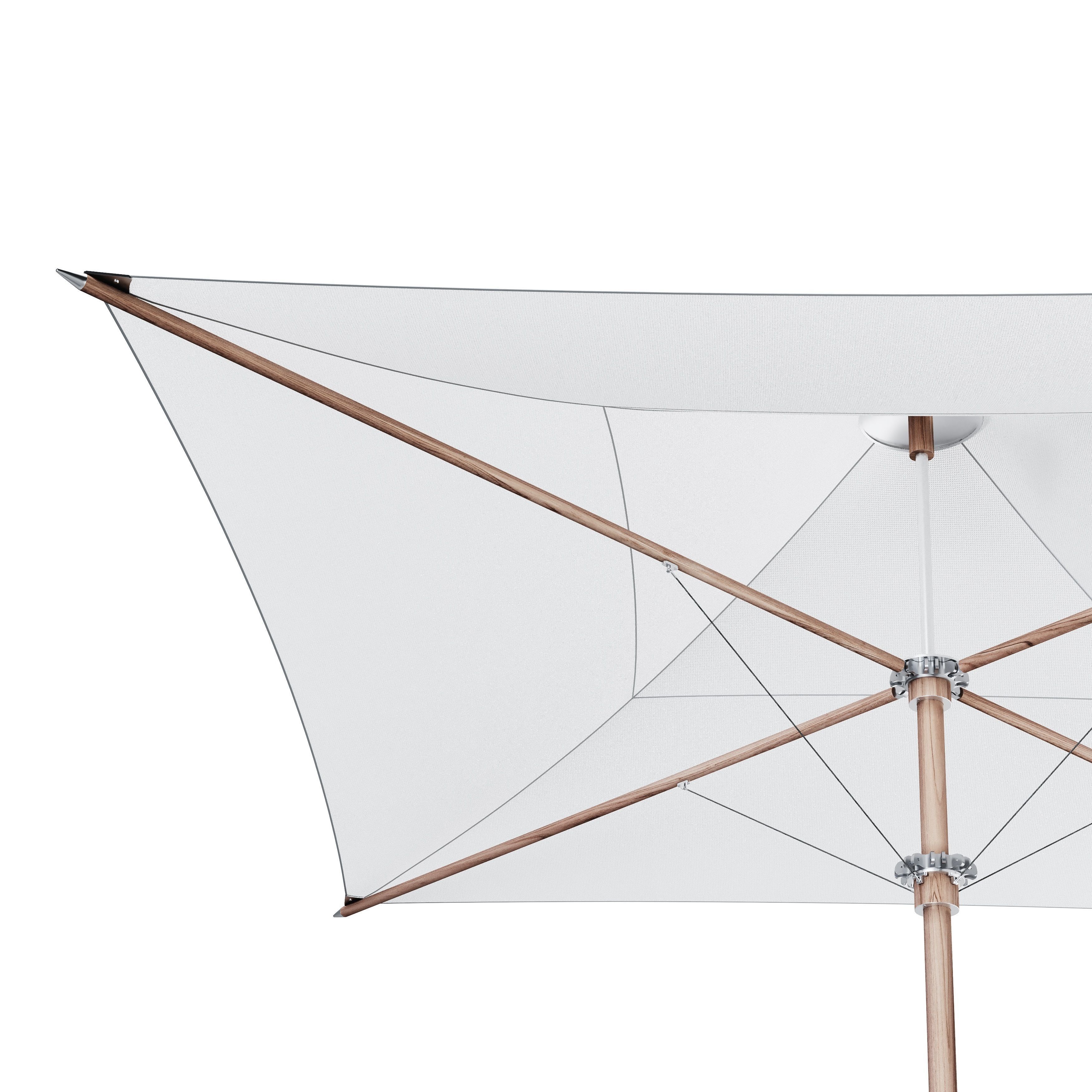Tensile Parasol Square Shape 3D model_4
