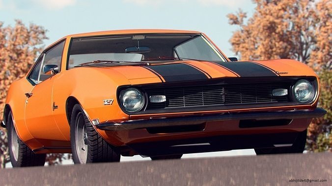Chevrolet Camaro327 1968 model 3D model