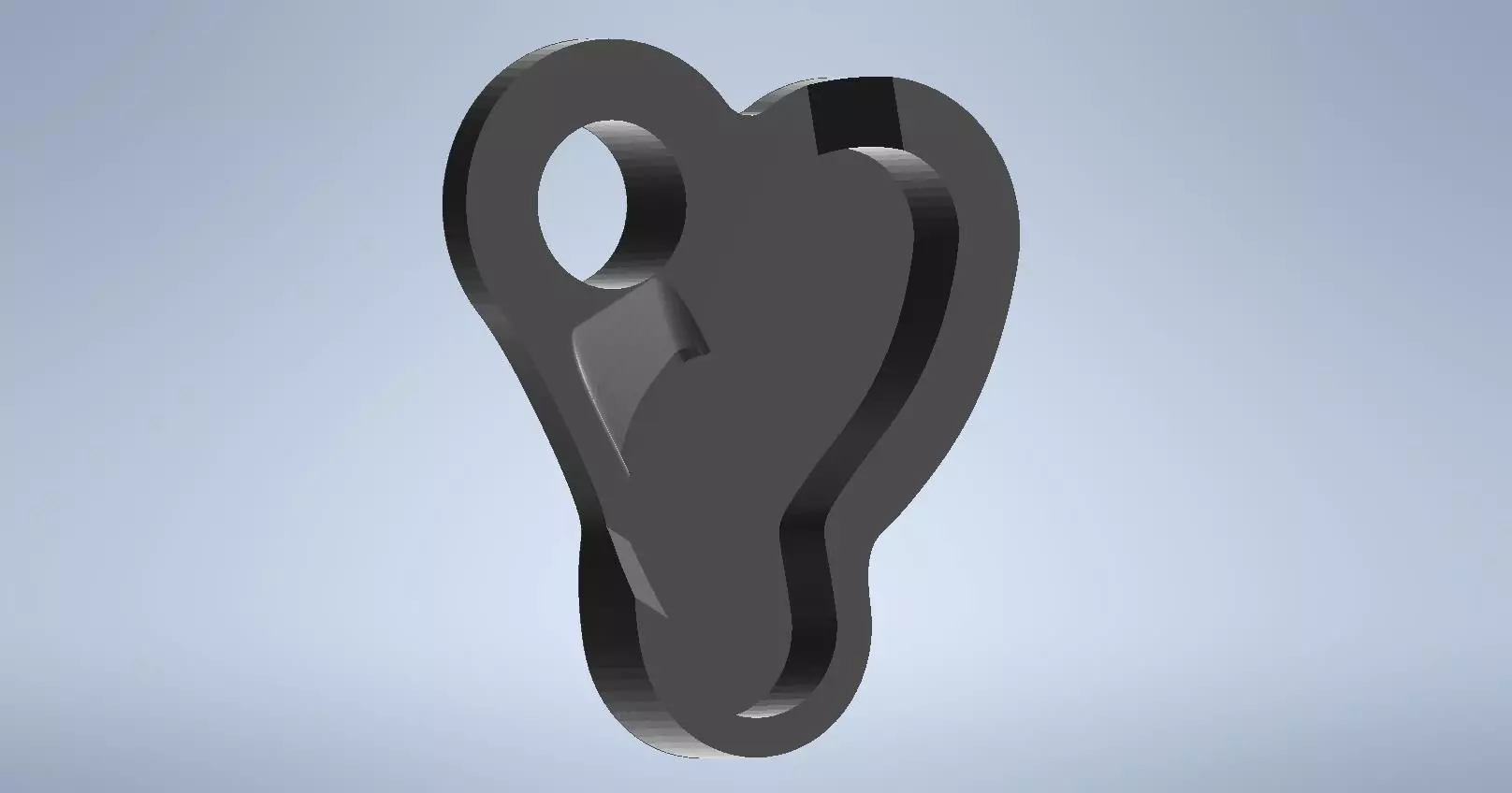 Shimano XT-SLX brake level piston guide right top 3D print model_0