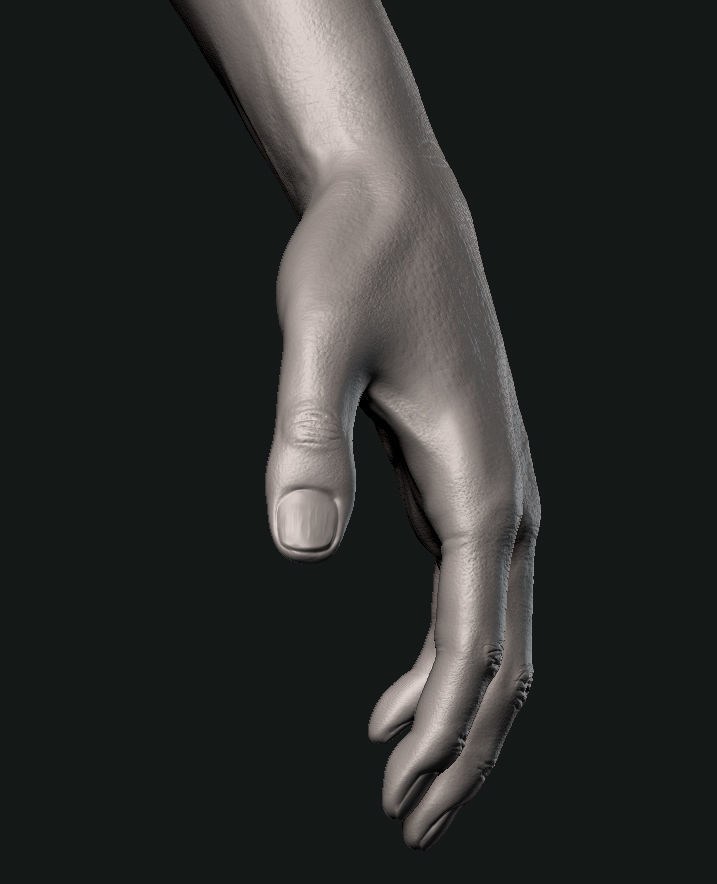 Man Detailed Basemesh 3D print model_3