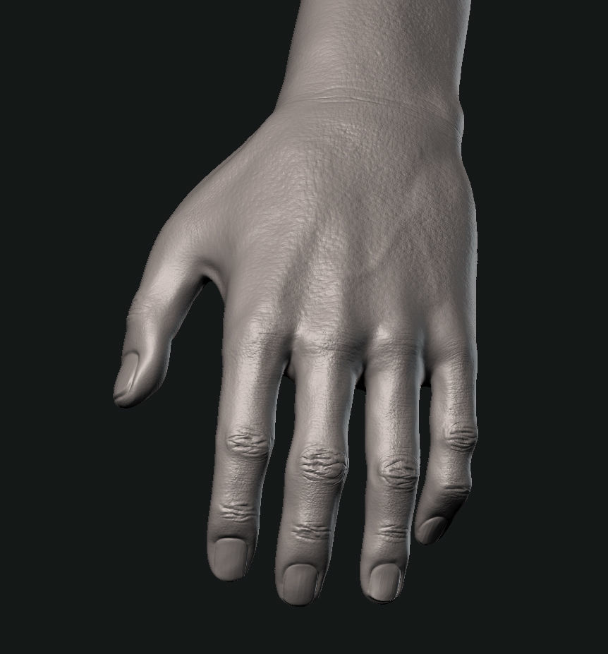 Man Detailed Basemesh 3D print model_12