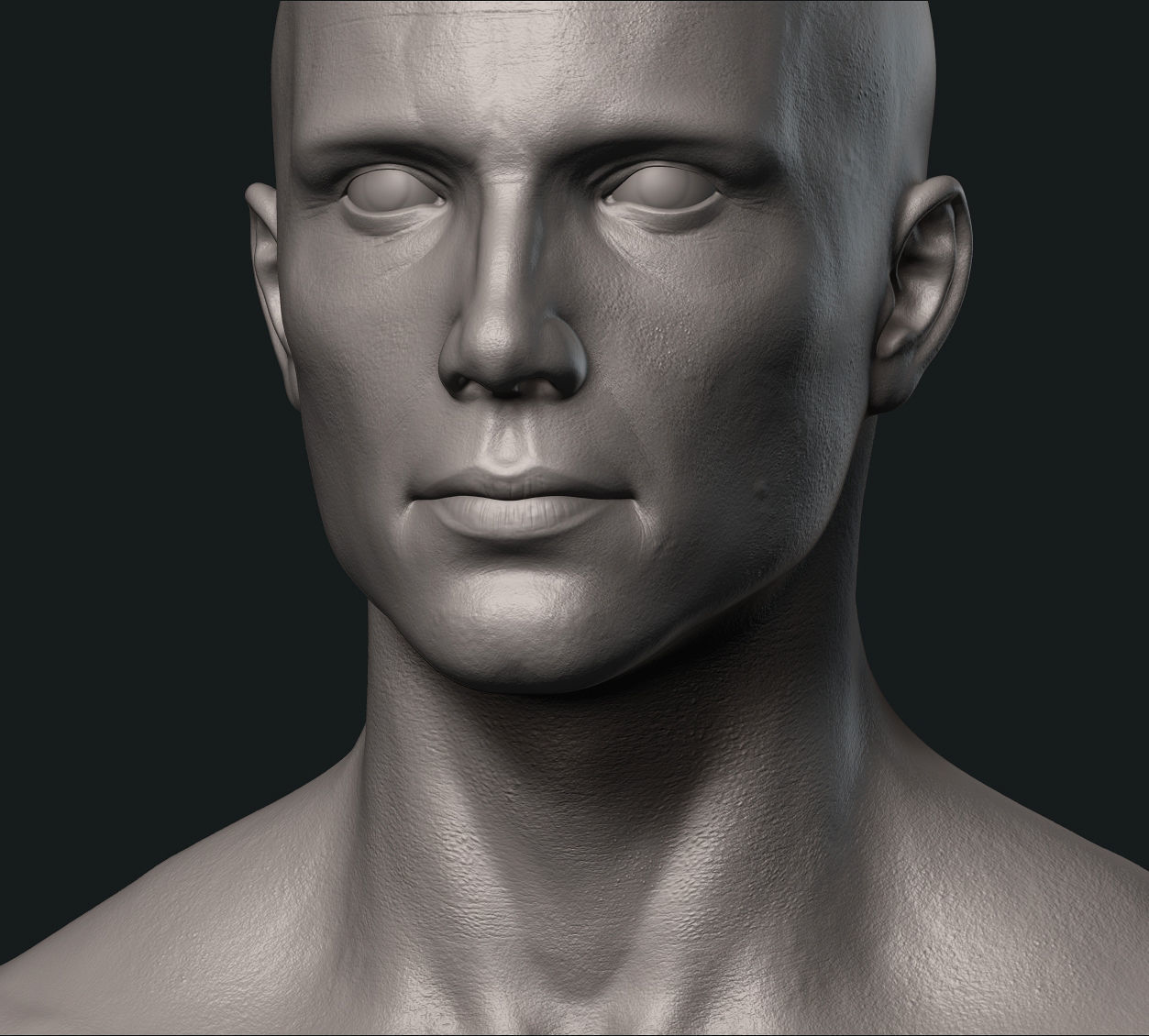 Man Detailed Basemesh 3D print model_9