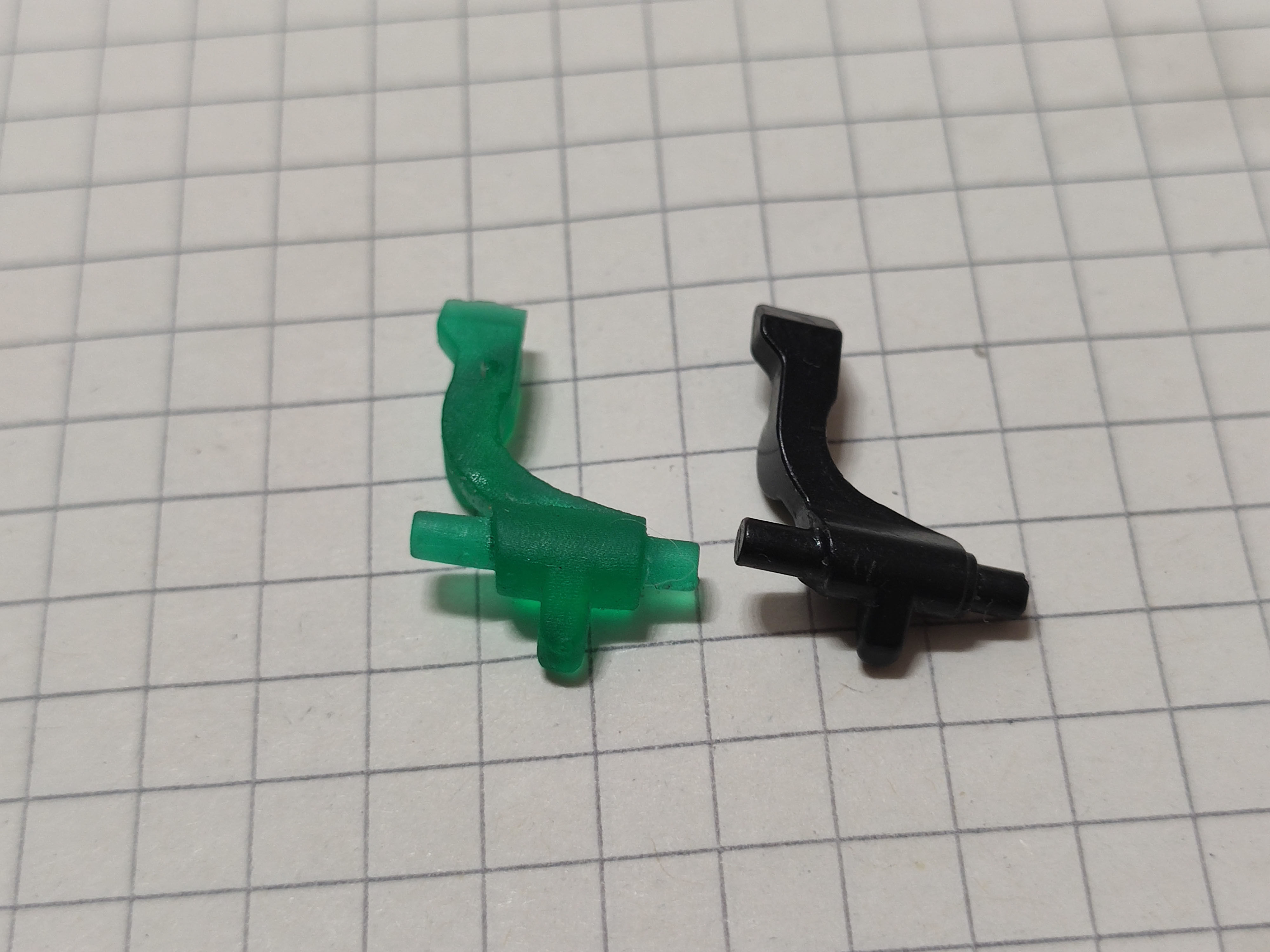 Shimano XT-SLX brake level free stroke adjustment left 3D print model_4