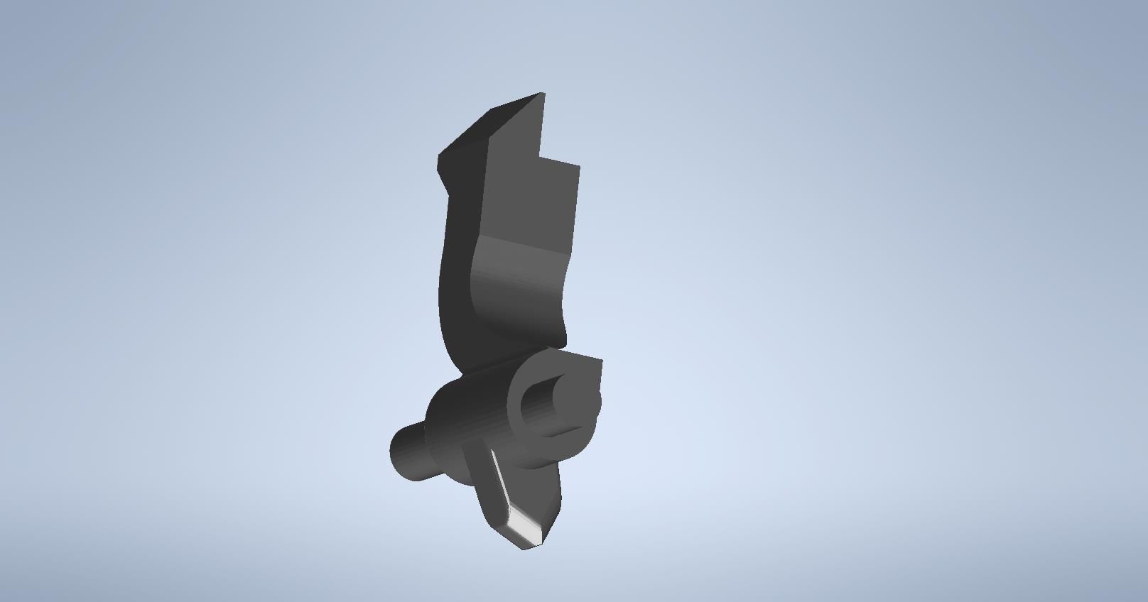 Shimano XT-SLX brake level free stroke adjustment left 3D print model_2