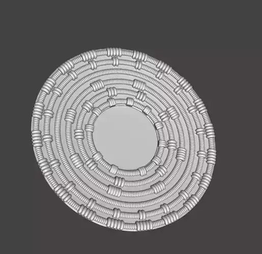 Decorative cup plate