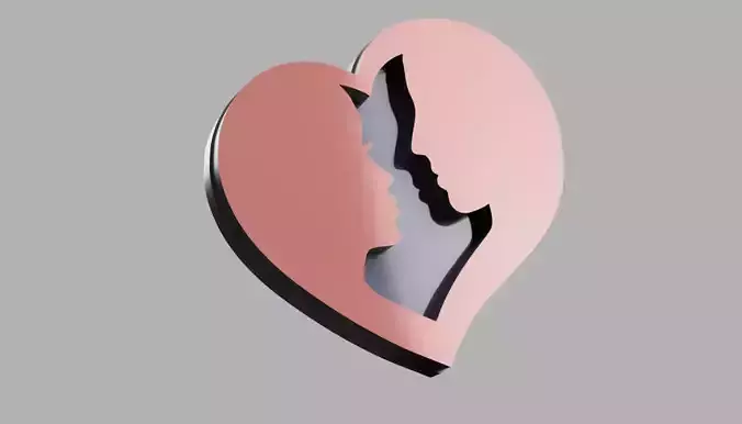 Lovers on the hearth