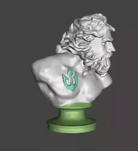 Poseidon Neptune Bust