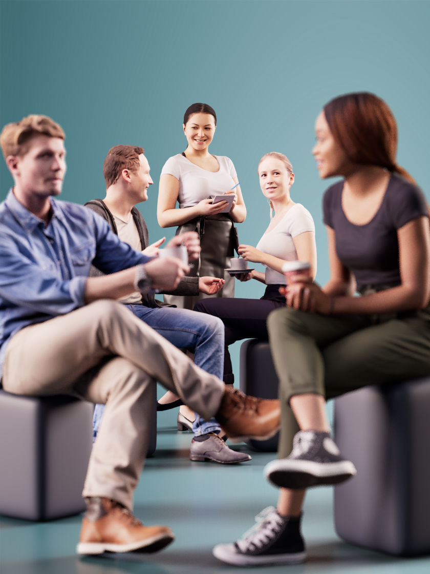 1021 - Cafe Bundle 01 3D Model Collection_14