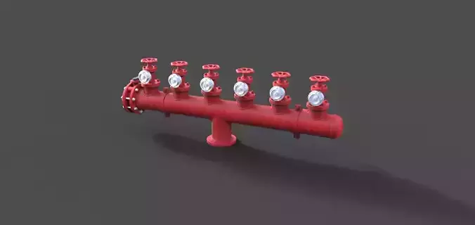 Extinguishing water distributor