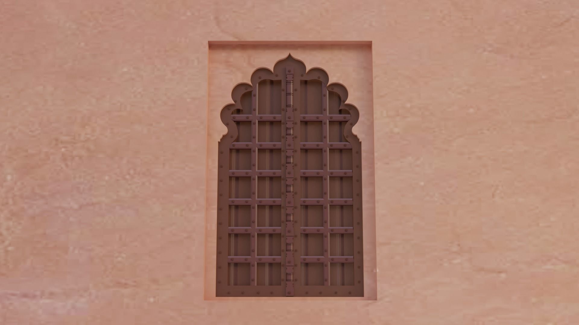Fort Entrance Door 3D model_6