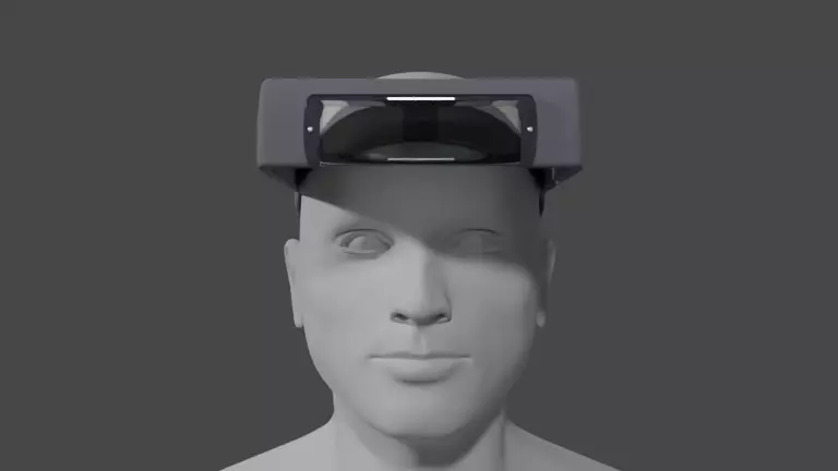 Loupe Headband Magnifying Glasses 3D model_0