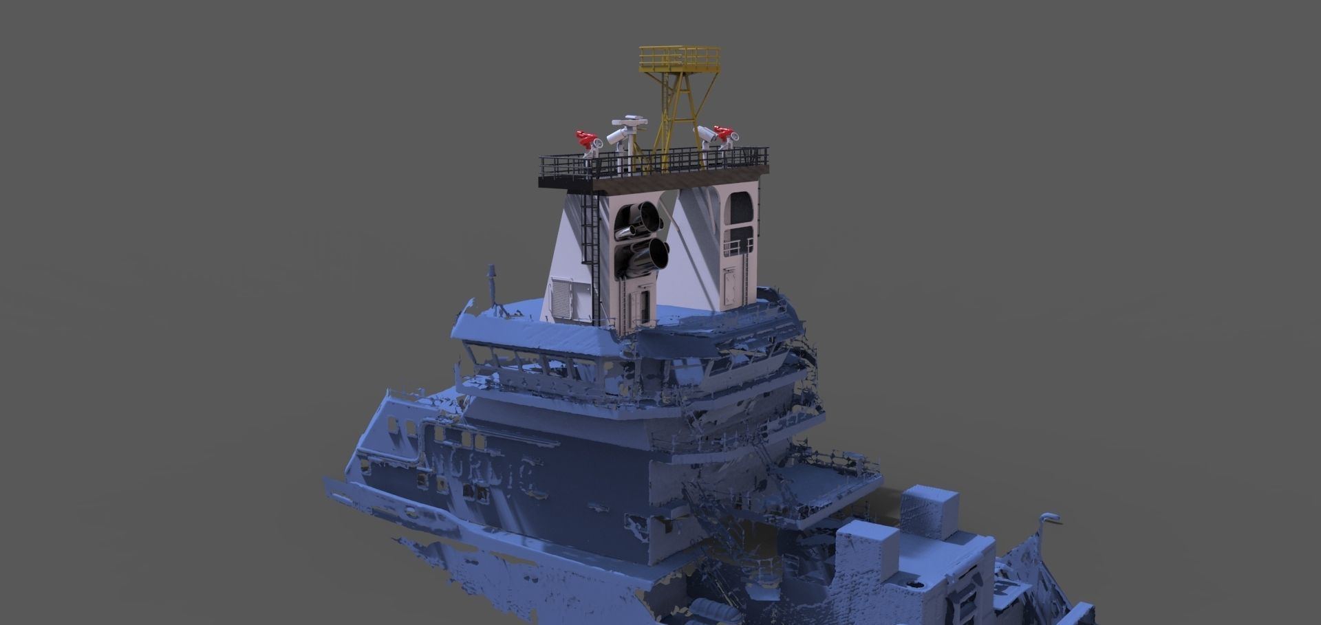 Upper part for Nordic ship  can be made functional 3D print model_5