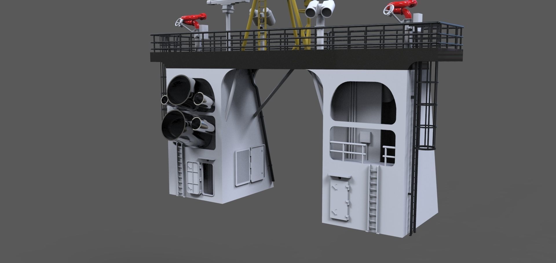 Upper part for Nordic ship  can be made functional 3D print model_3