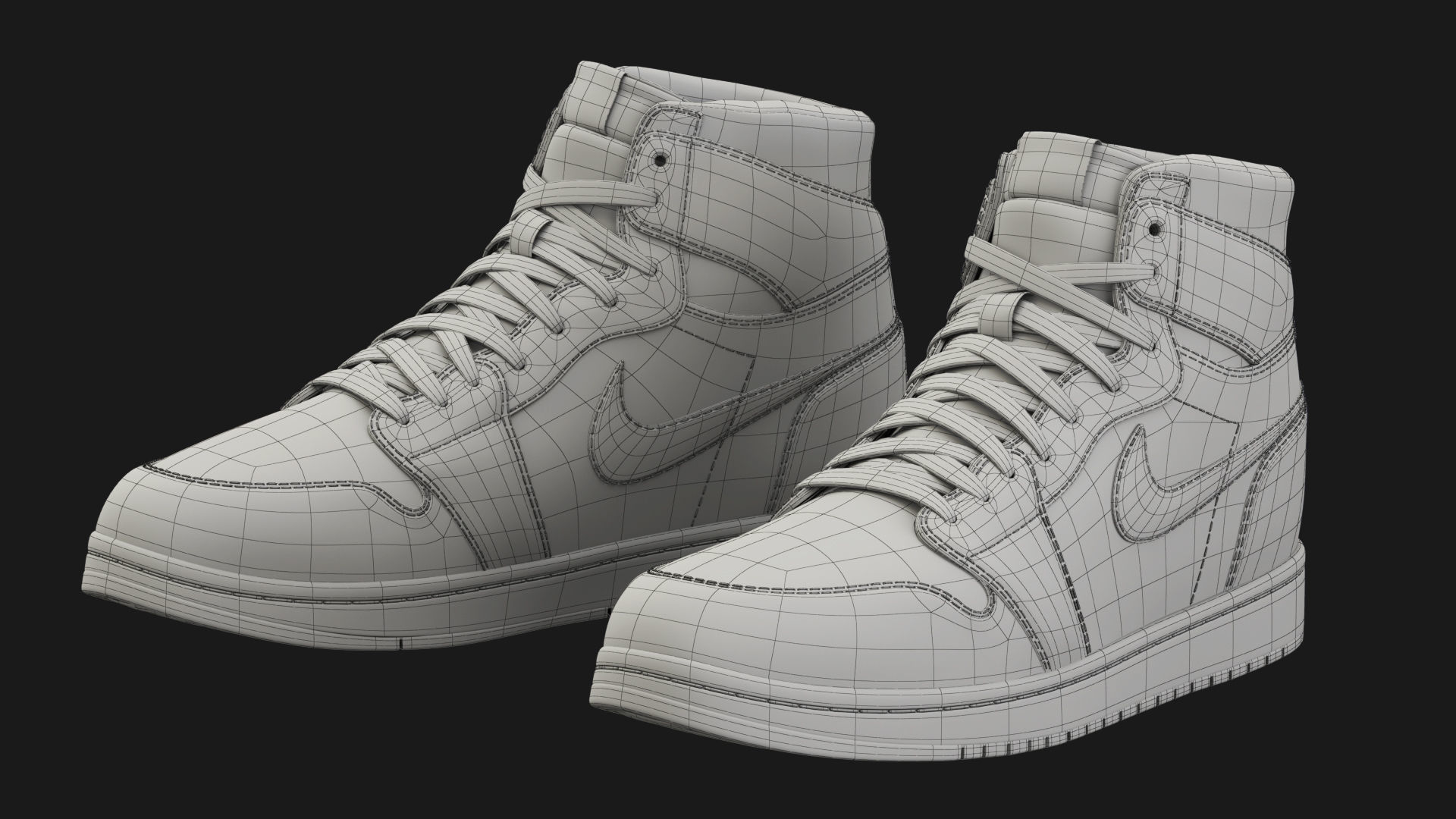 Jordan Gucci Sneakers 3D model_8