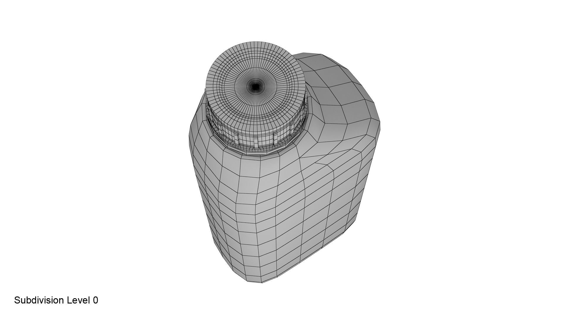 Plastic container blue 04 3D model | CGTrader