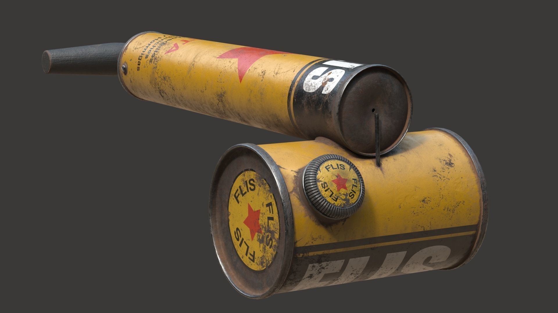 Vintage Insecticide Sprayer 3D model_6