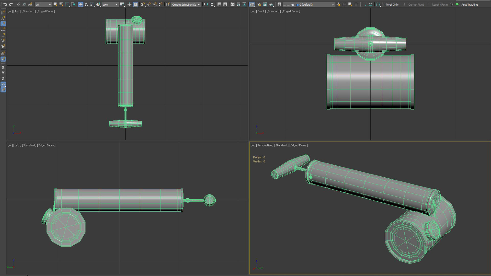 Vintage Insecticide Sprayer 3D model_13