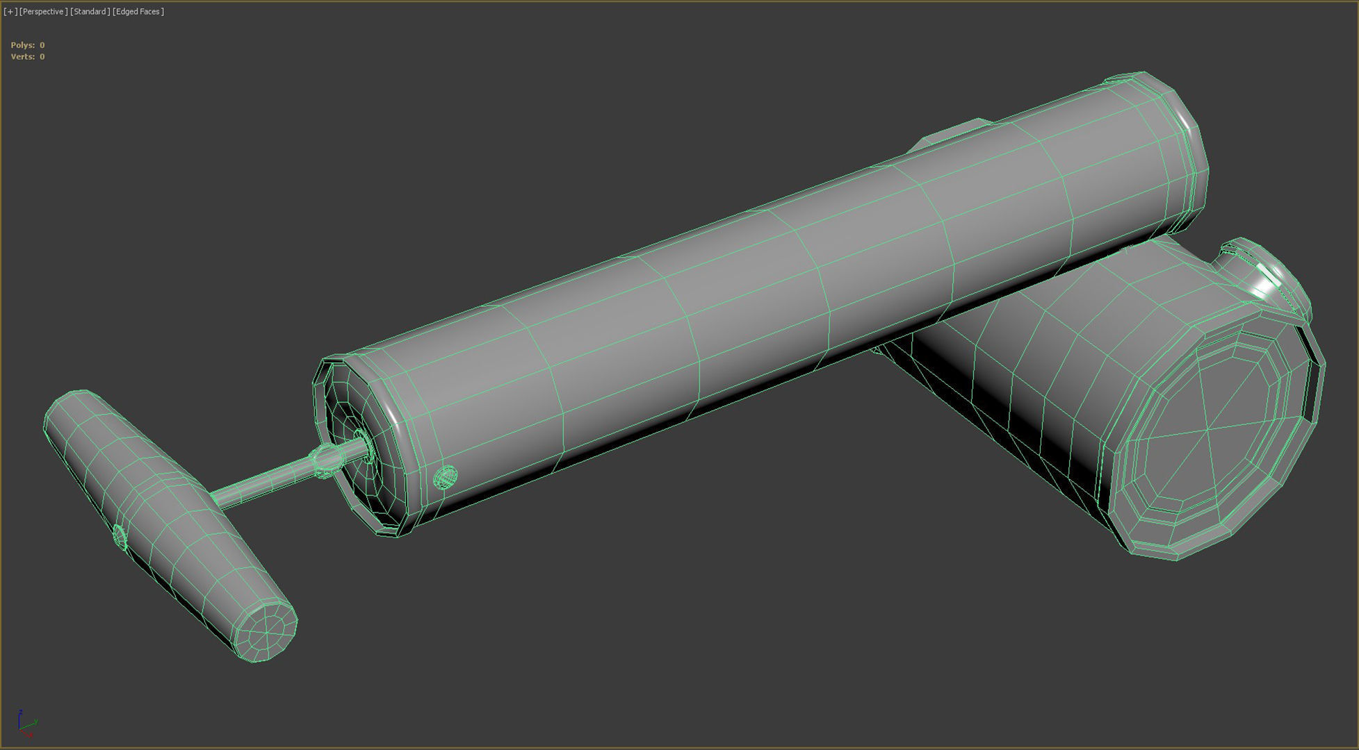 Vintage Insecticide Sprayer 3D model_11