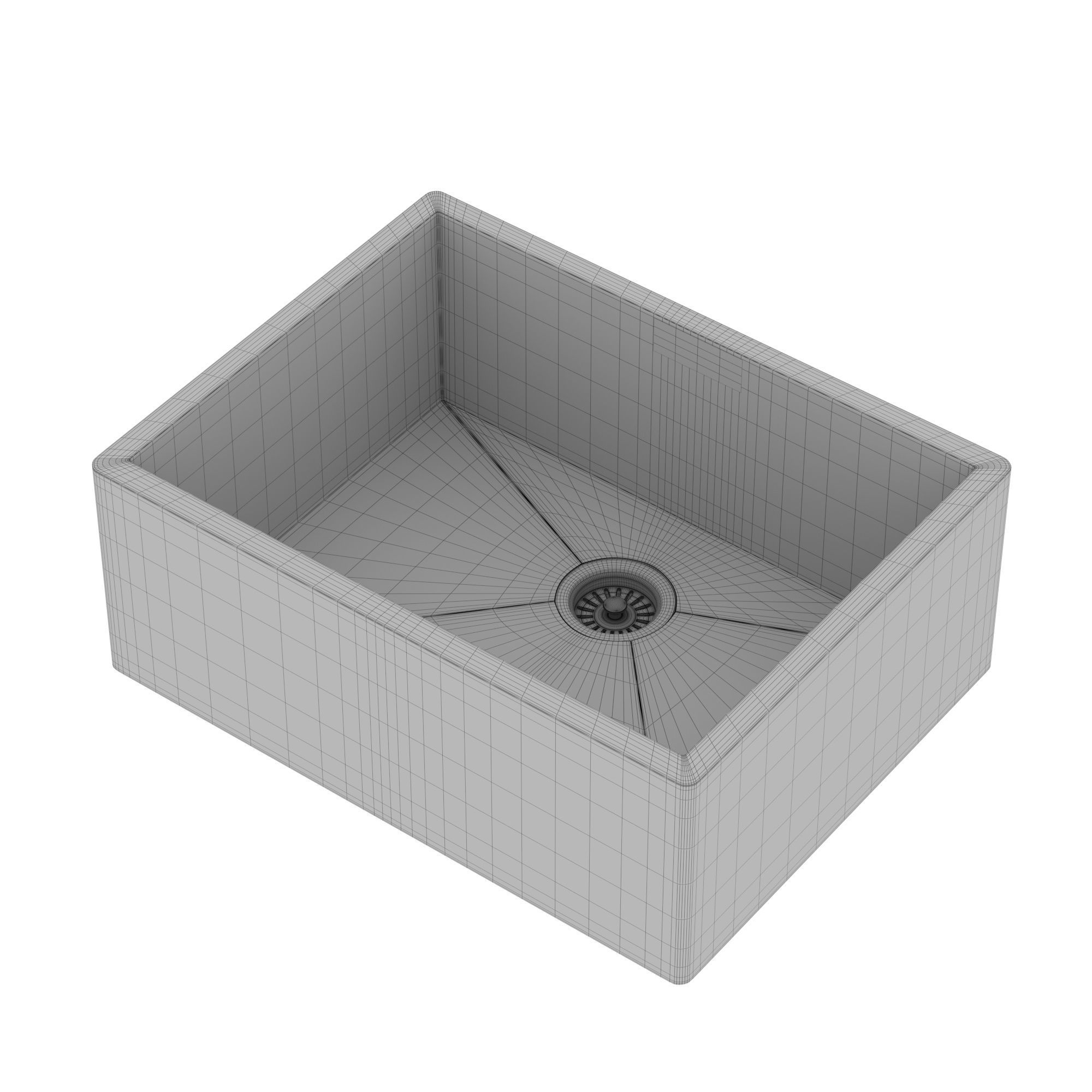 BLANCO QUATRUS R15 APRON MEDIUM 3D model_5