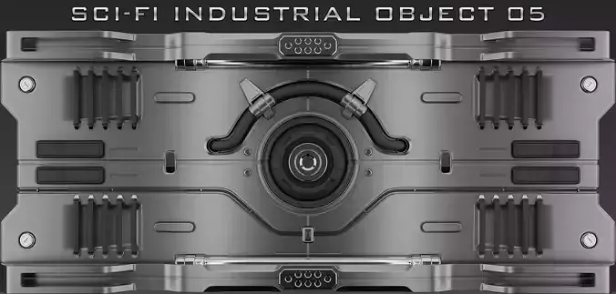 Sci-Fi Industrial Object 05 3D model