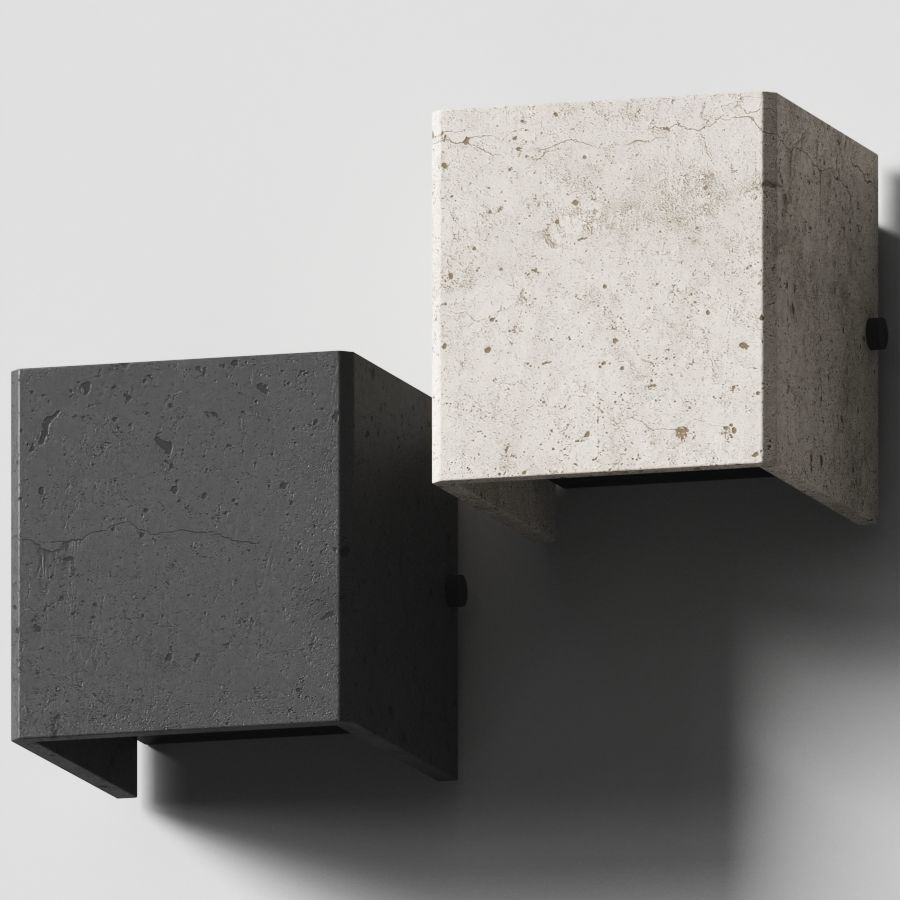 V Wall Light Bentu 3D model_1