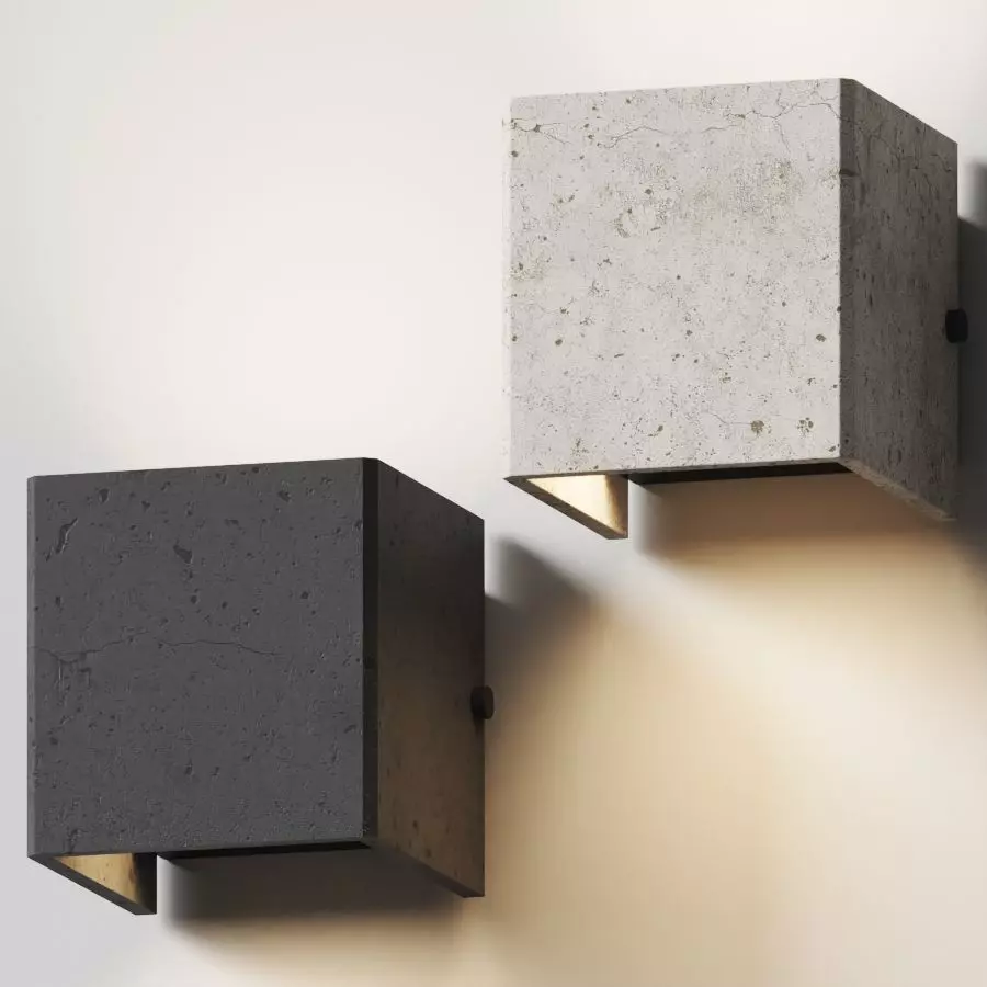 V Wall Light Bentu 3D model_0