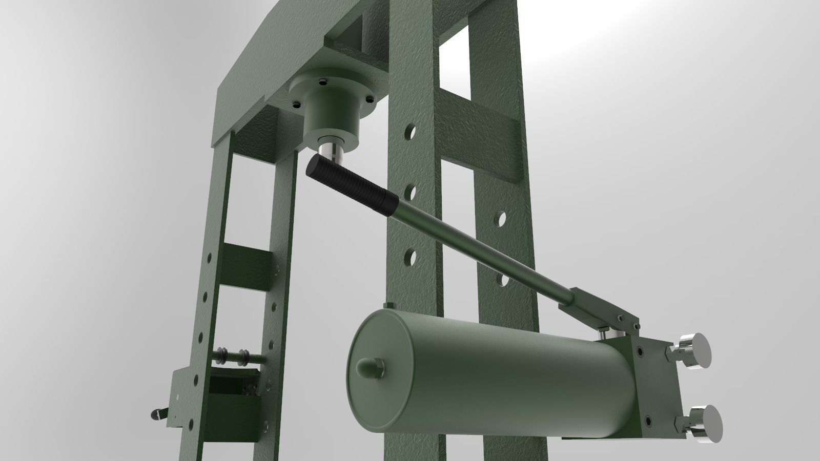 HYDRAULIC PRESS 3D model_2