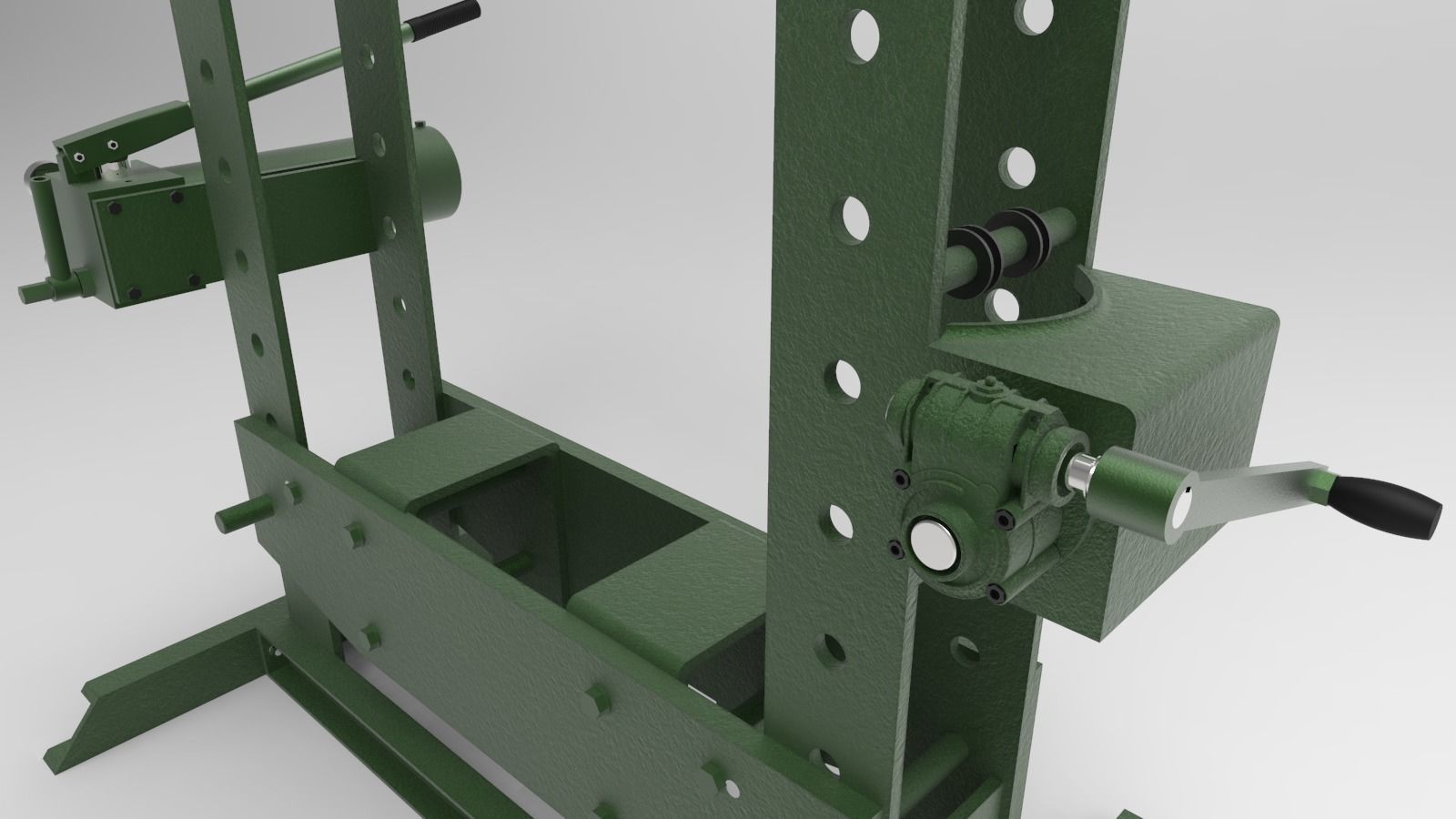 HYDRAULIC PRESS 3D model_1