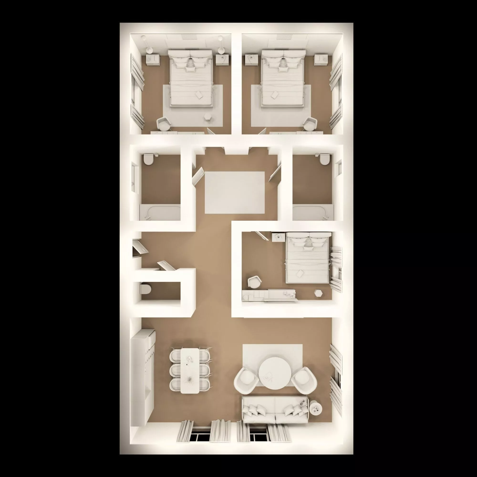 Floor Plan home 3D model