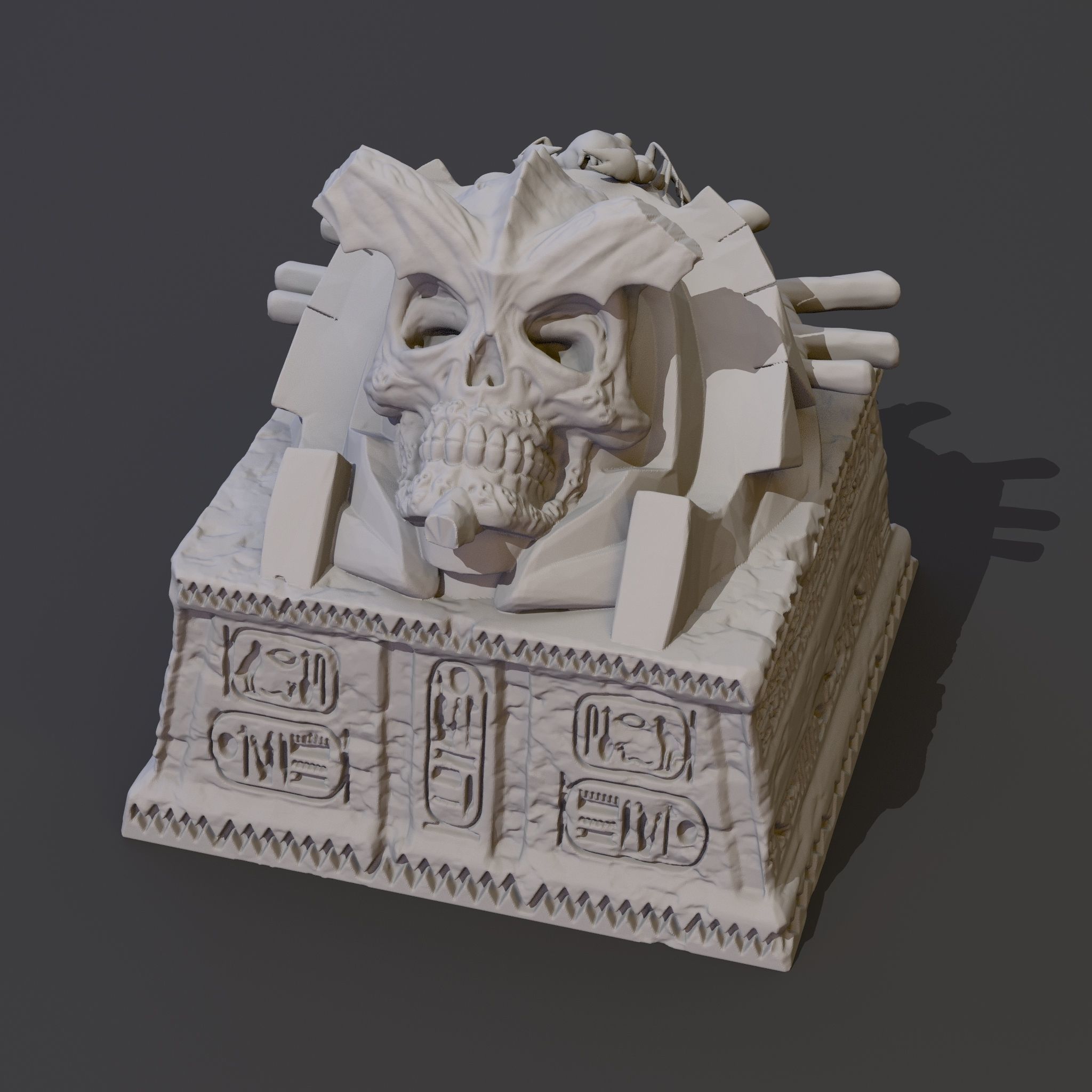 Pack 3 Keycaps of Pyramid - Egypt Sorcerer Keycap - Pharaoh 3D print model_1