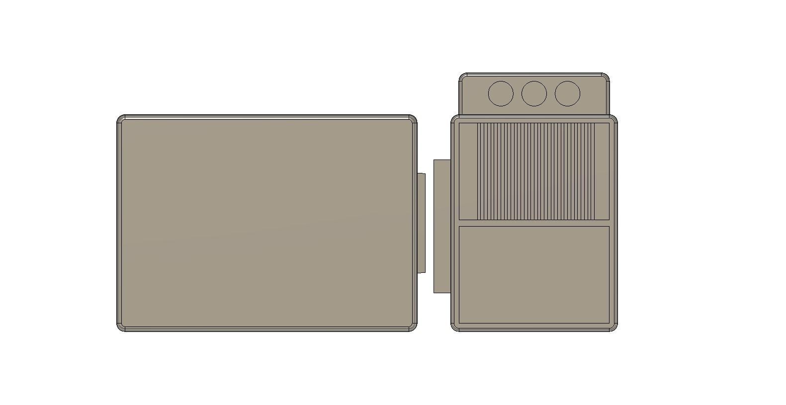 Wet Palette  with Clean Brush 3D print model_2