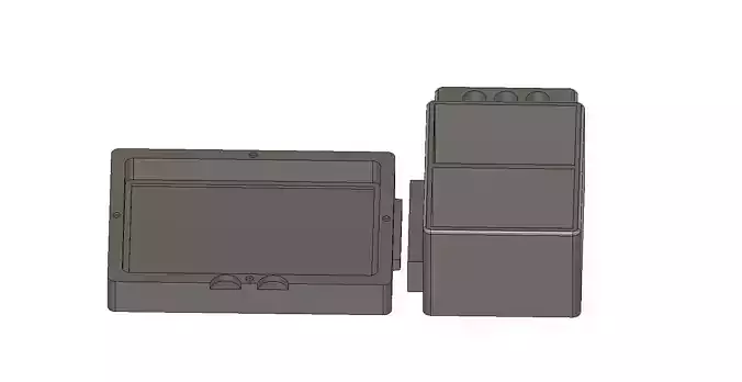 Wet Palette  with Clean Brush 3D print model
