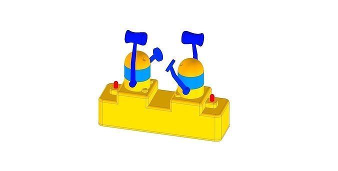 Boxers box with balls 3D print model