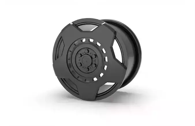 black rhino rim design Free 3D print model