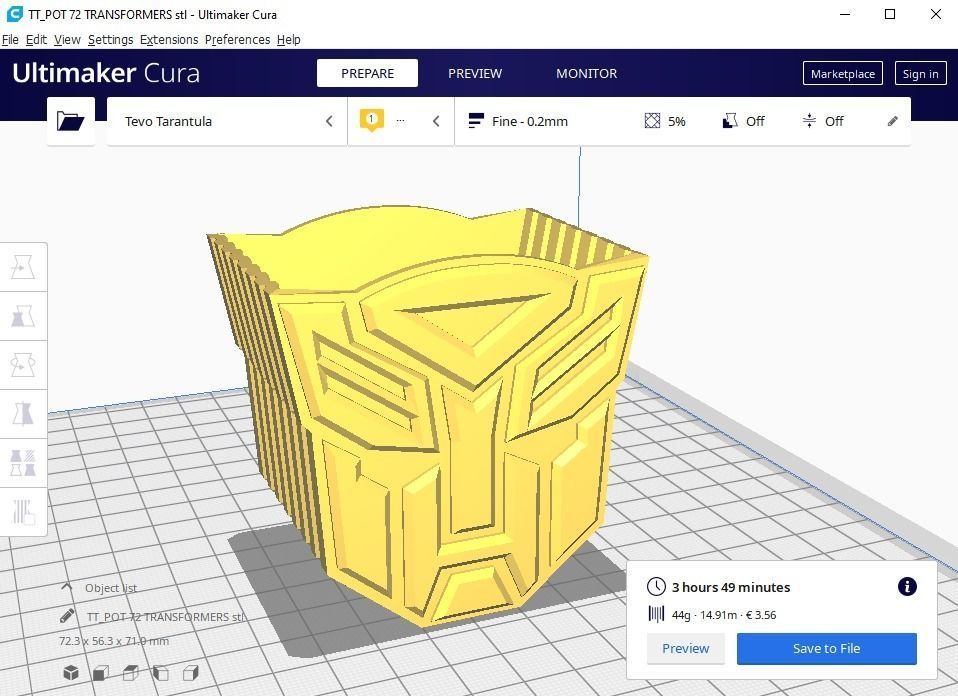 transformers pot holder 72 3D print model_1