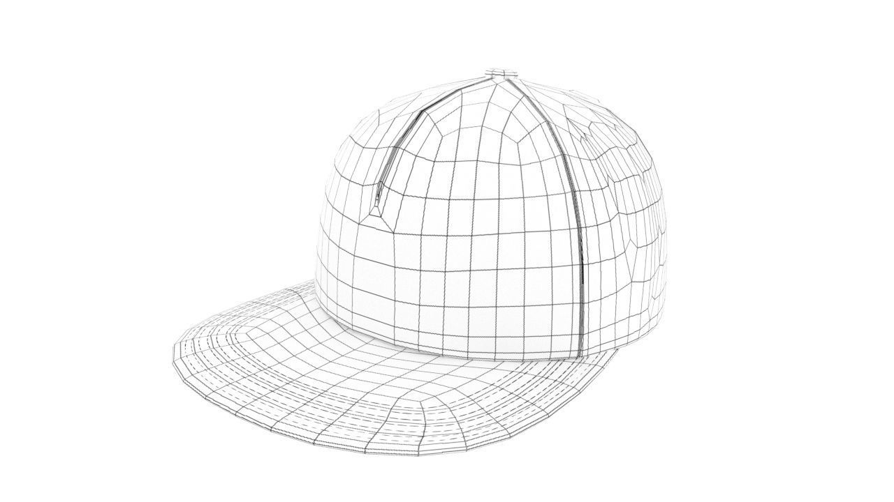 CapN4 Adidas Low-poly 3D model_11