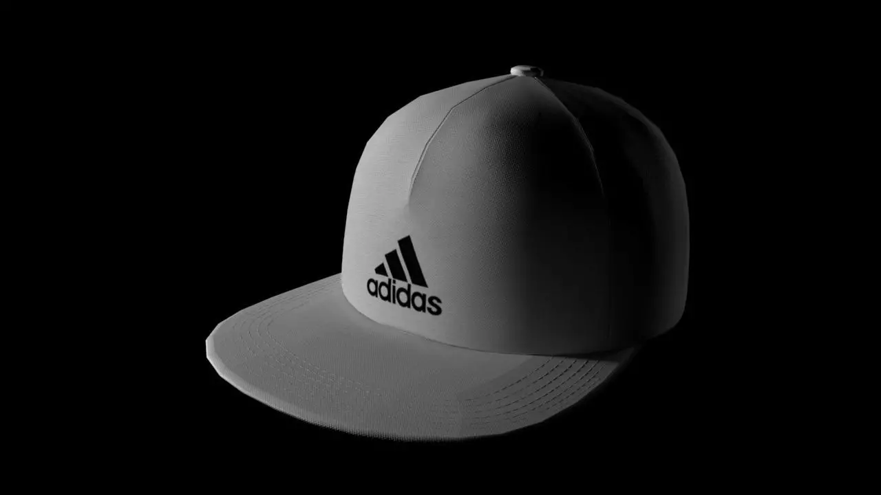 CapN4 Adidas Low-poly 3D model_0