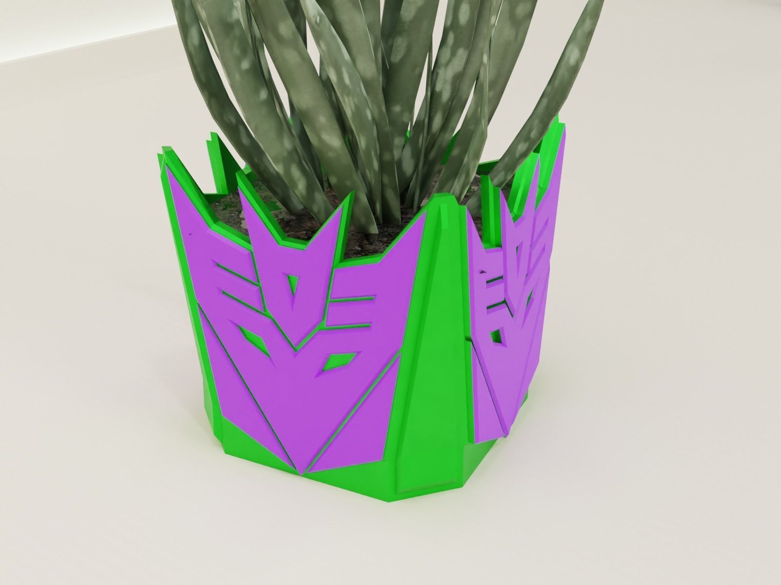 Transformers decepticon pot holder 73 3D print model_3