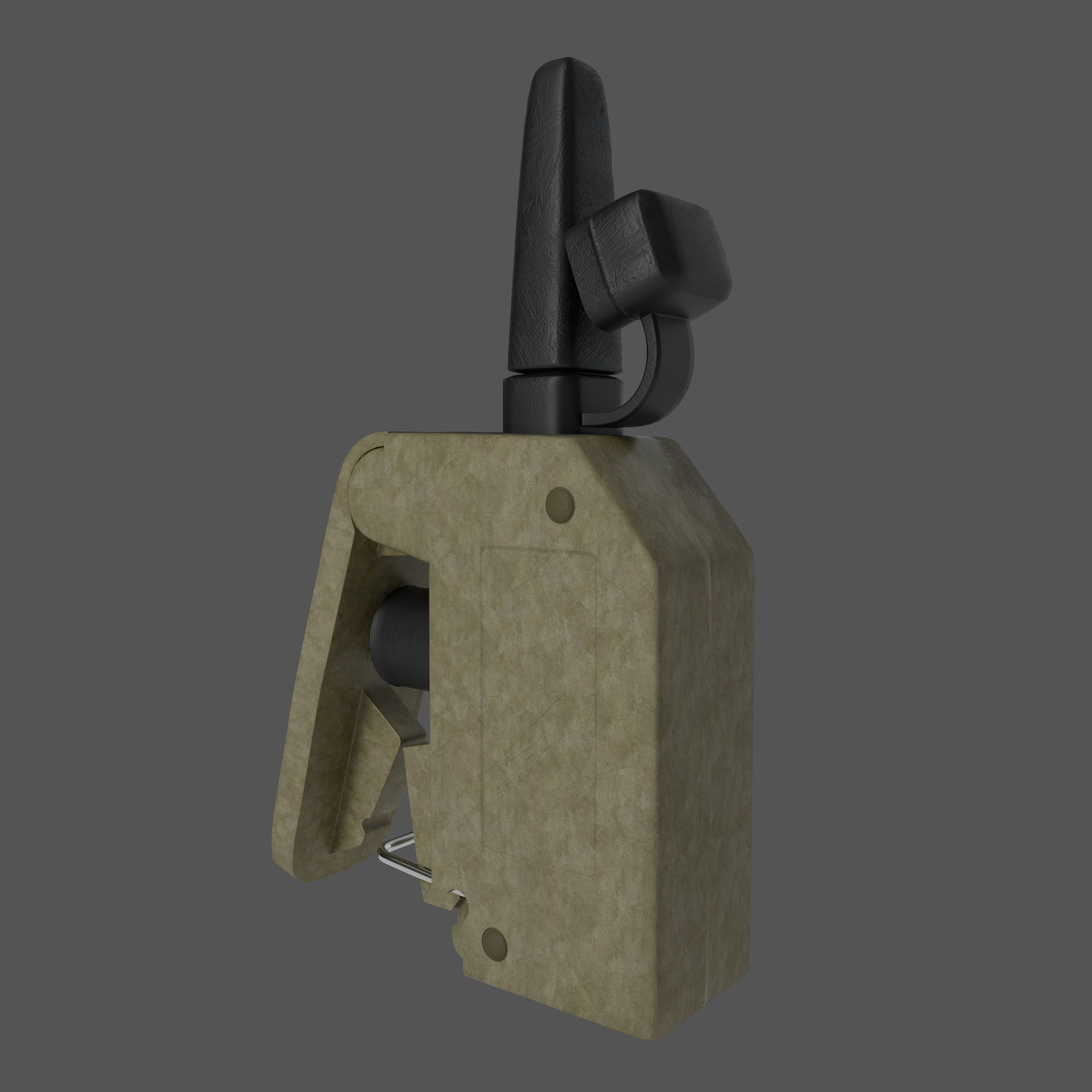 FIRING DEVICE ELECTRICAL M57 Low-poly 3D model_3