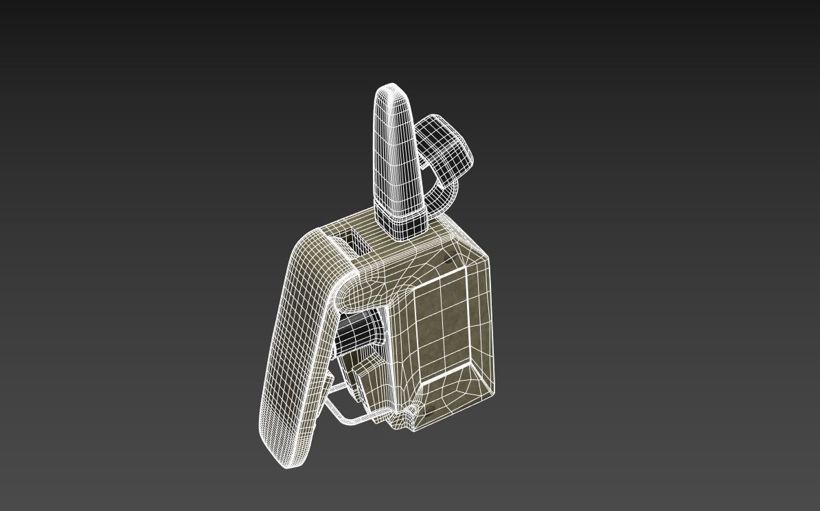 FIRING DEVICE ELECTRICAL M57 Low-poly 3D model_7