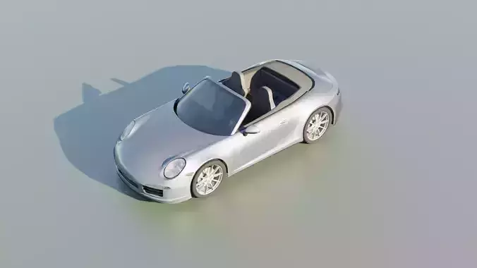 Car - Porche Cabrio 2015 3D model