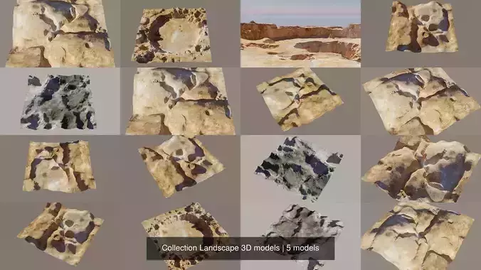 Collection Landscape 3D models 