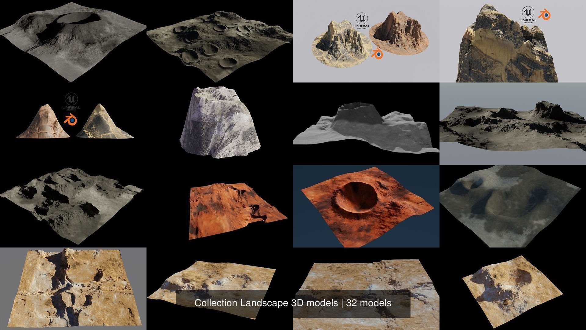 Collection Landscape 3D models _2