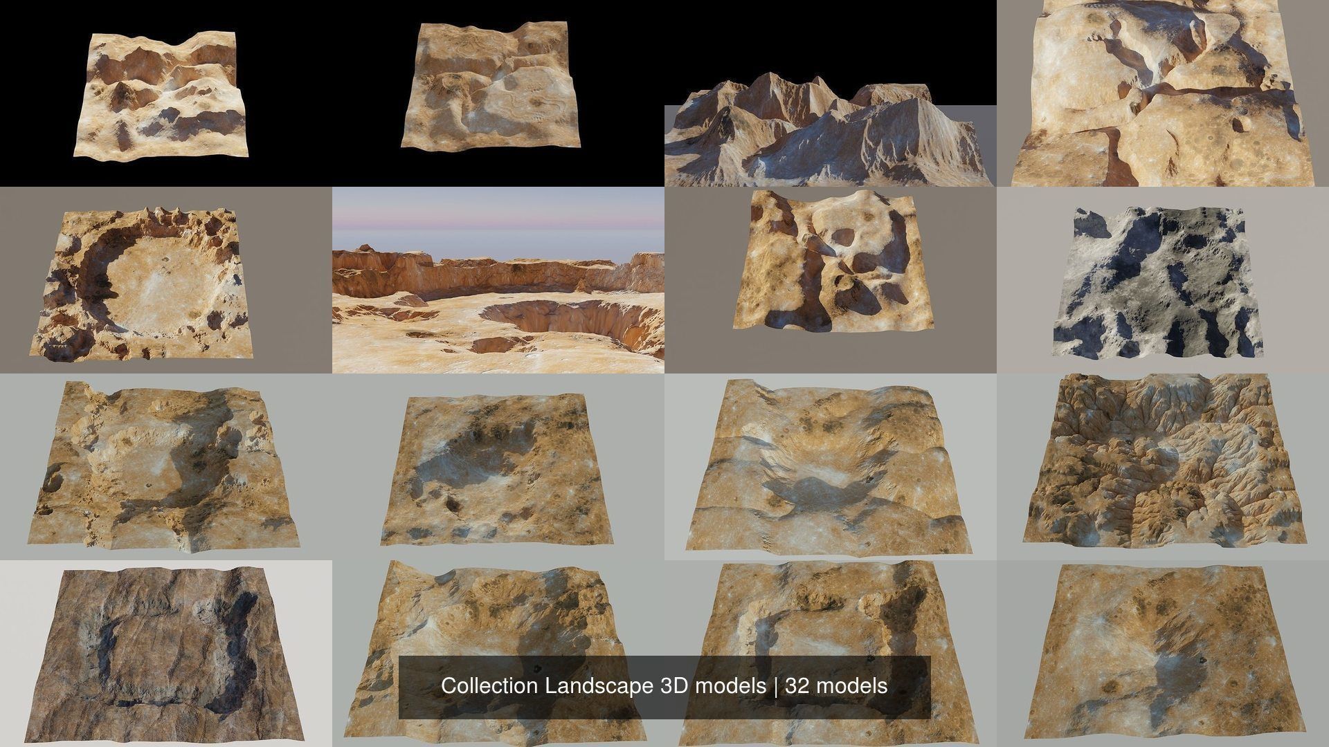 Collection Landscape 3D models _3