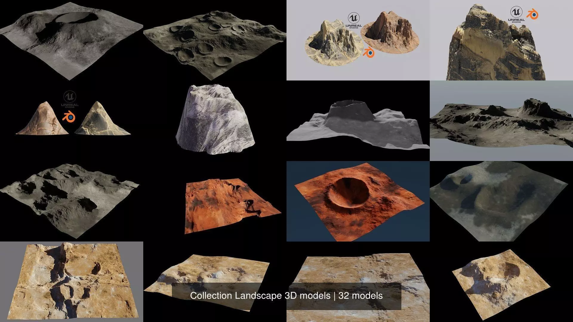 Collection Landscape 3D models _0