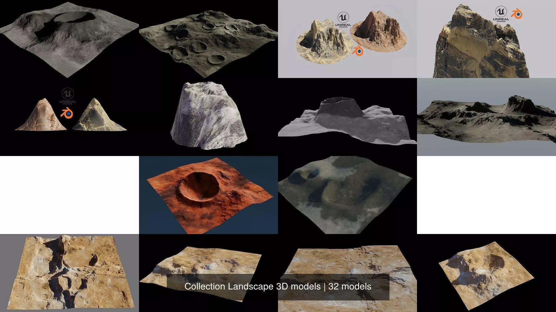 Collection Landscape 3D models _1