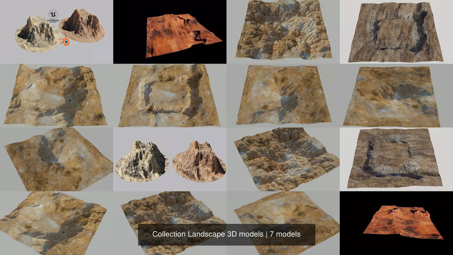 Collection Landscape 3D models _0